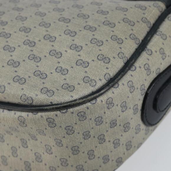 GUCCI Micro GG Supreme Shoulder Bag PVC Navy Gold 001 115 0918 Auth 143245 - Picture 15 of 16